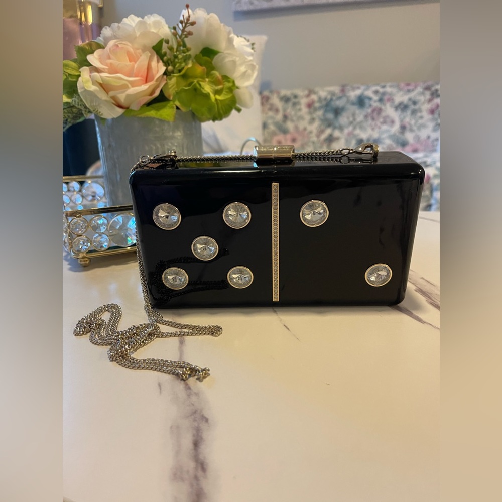Kate Spade Roll Domino Clutch Purse Bag. New. Never worn.